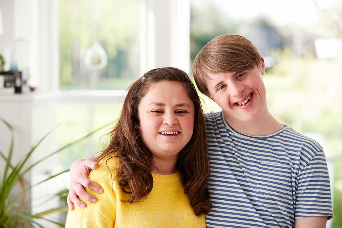 Pareja con Sindrome de Down