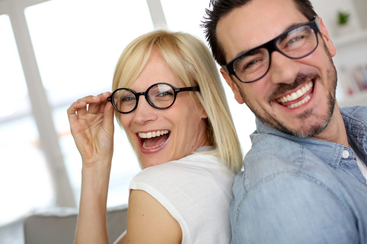 Personas con lentes