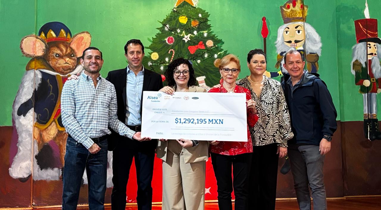 Chili´s, Italianni´s y P.F. Chang’s, con el respaldo de Fundación Alsea, A.C. entregaron un donativo de $1,292,195 pesos a la Fundación John Langdon Down, con el propósito de apoyar al desarrollo de habilidades de jóvenes y niños con síndrome de Down; el monto recaudado proviene de un porcentaje de la venta de los menús infantiles de las marcas participantes